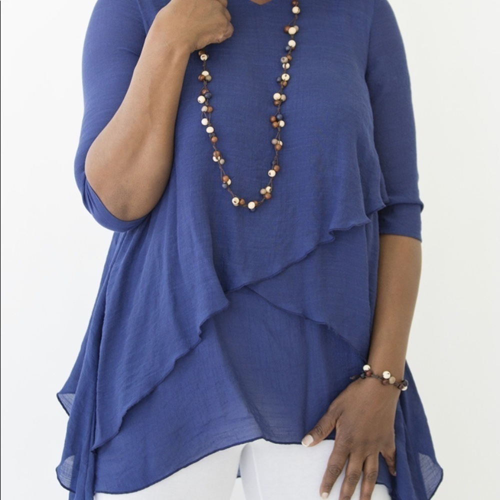 𝅺ATHENA tunic- Navy